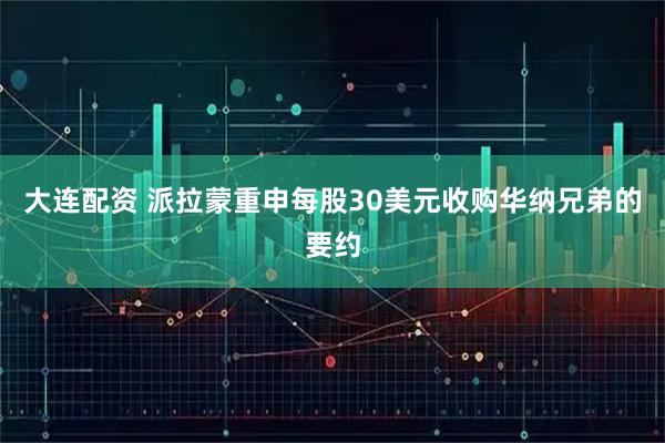 大连配资 派拉蒙重申每股30美元收购华纳兄弟的要约